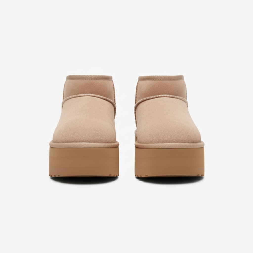 Mini Platform Ankle Boot Sydney® - Beige