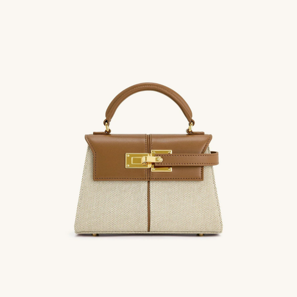 Mini Bag Grace - Brown Canvas